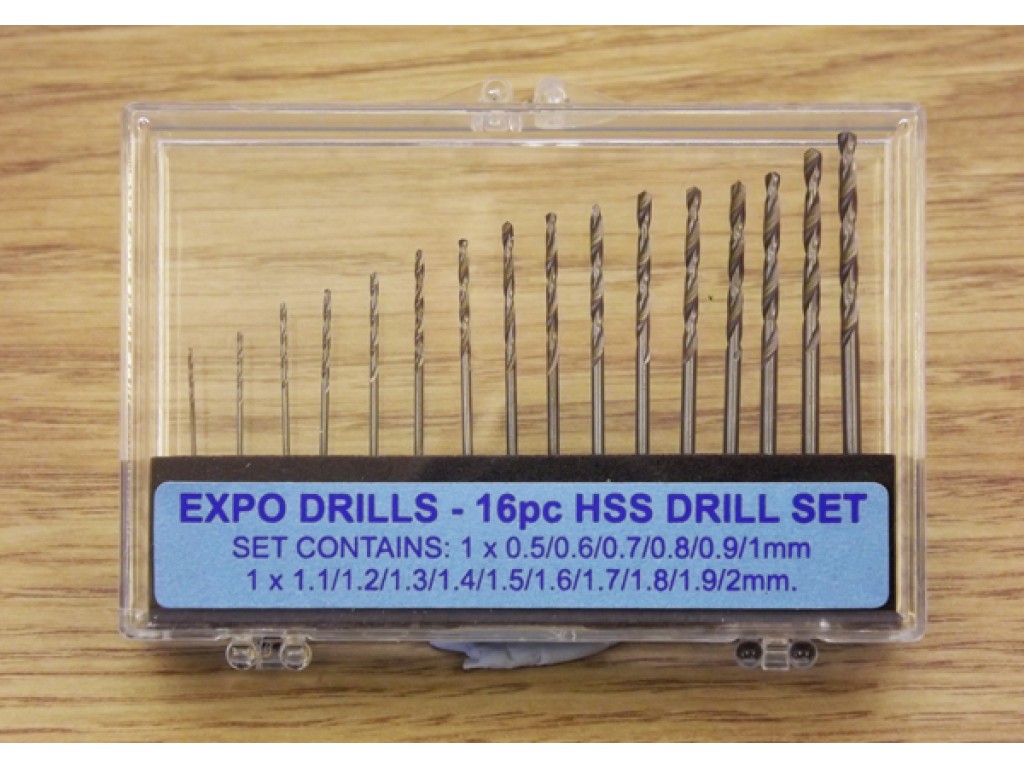 16pc HSS Twist Drill Set