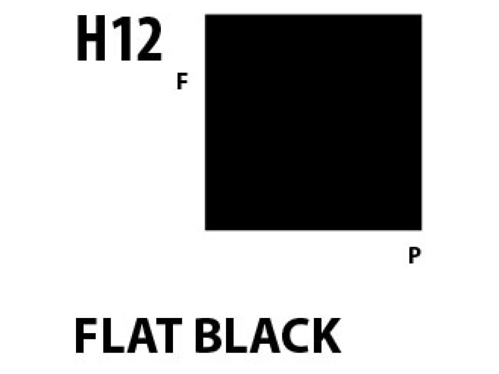 Mr Hobby Aqueous Hobby Colour H012 Flat Black Mr Hobby Aqueous Hobby Colour H012 Flat Black