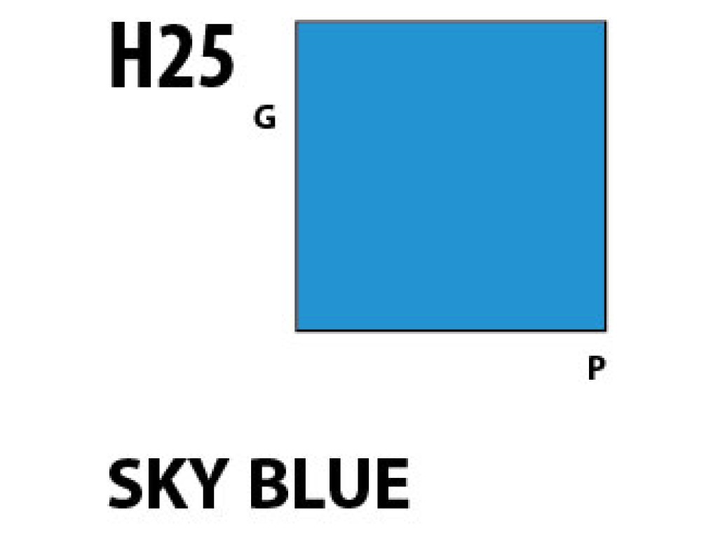 Mr Hobby Aqueous Hobby Colour H025 Sky Blue Mr Hobby Aqueous Hobby Colour H025 Sky Blue