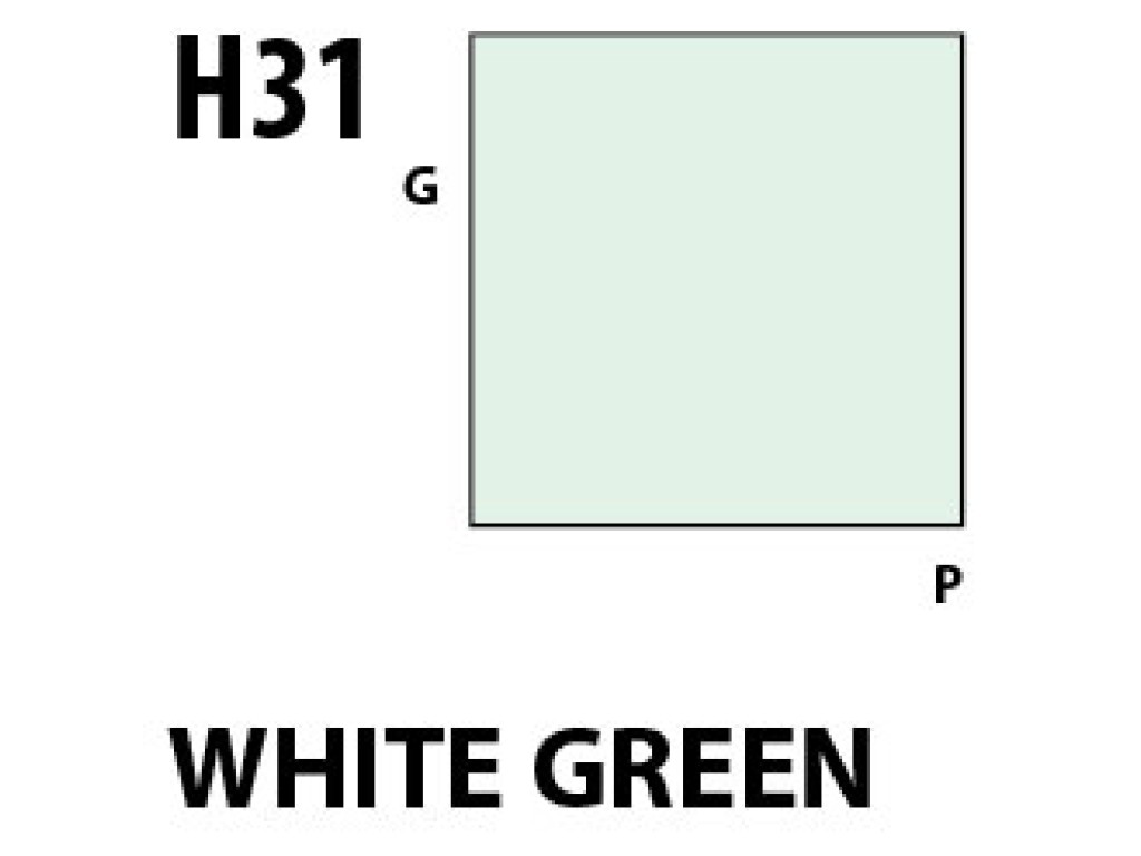 Mr Hobby Aqueous Hobby Colour H031 White Green