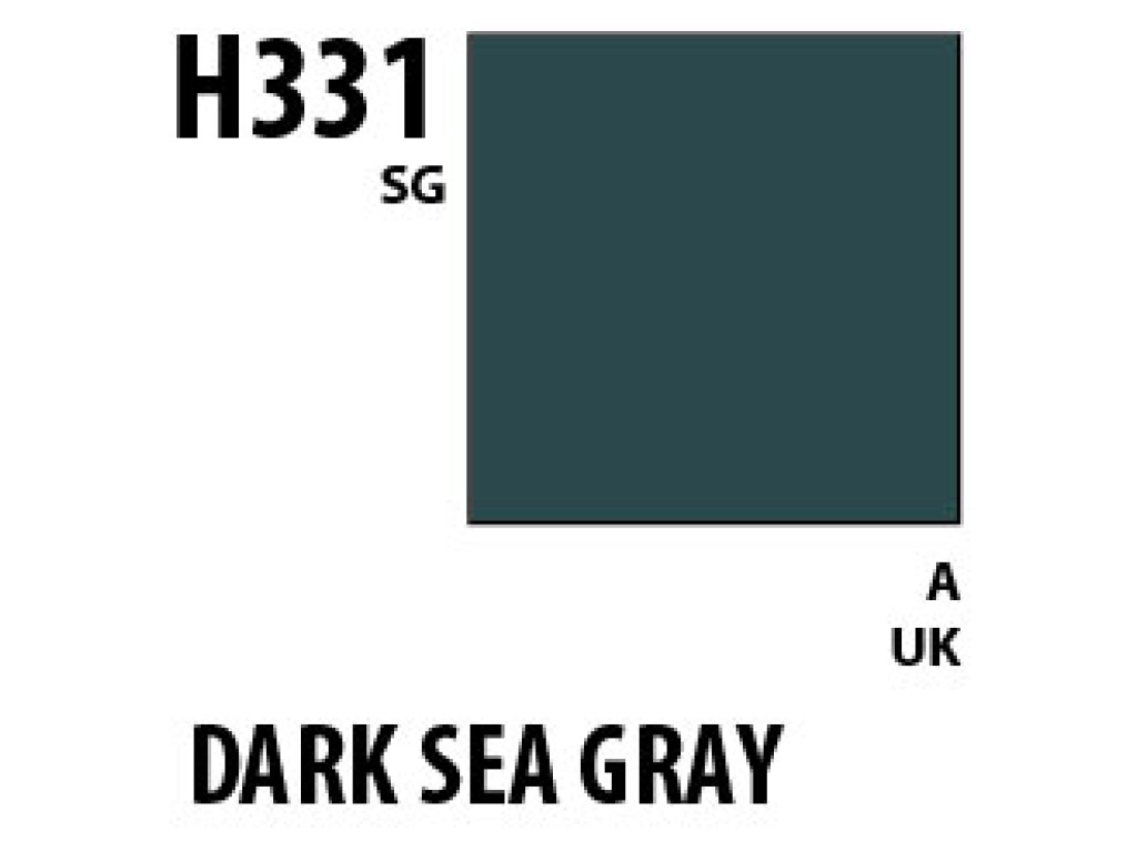 Mr Hobby Aqueous Hobby Colour H331 Dark Seagray BS381C/638