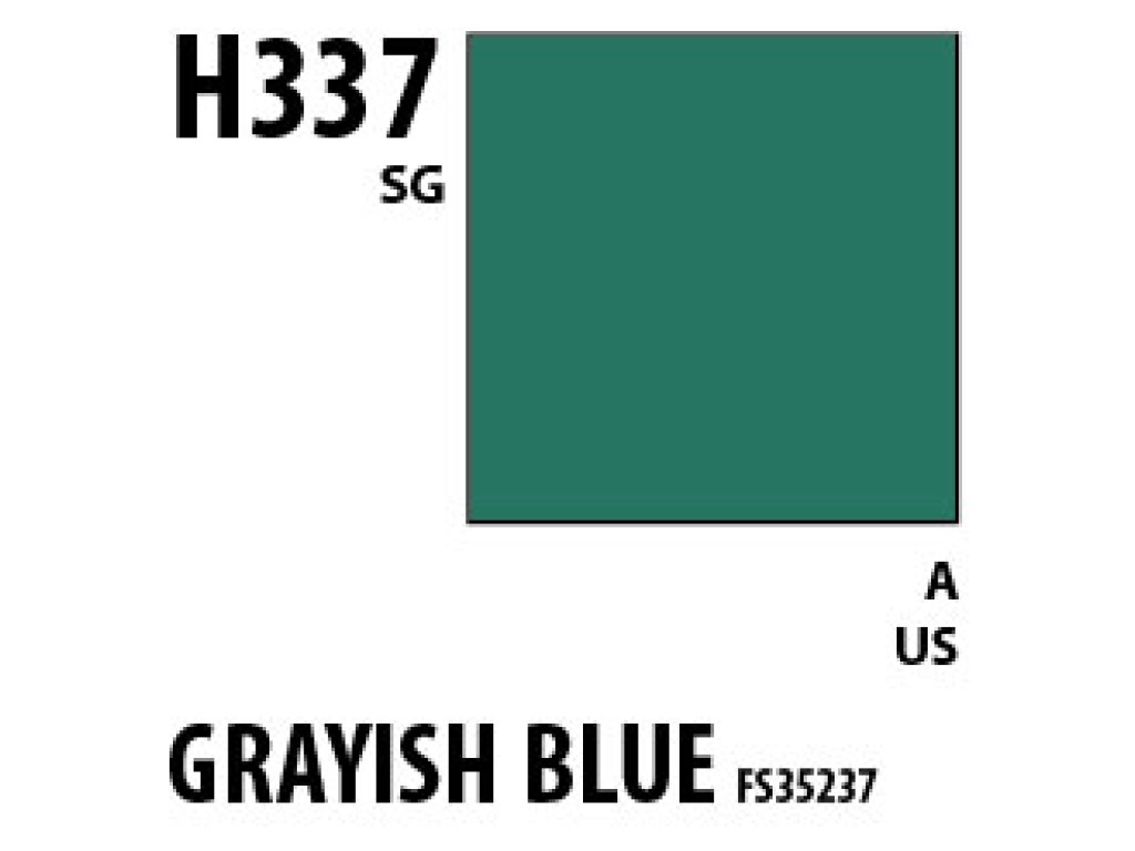 Mr Hobby Aqueous Hobby Colour H337 Grayish Blue FS35237