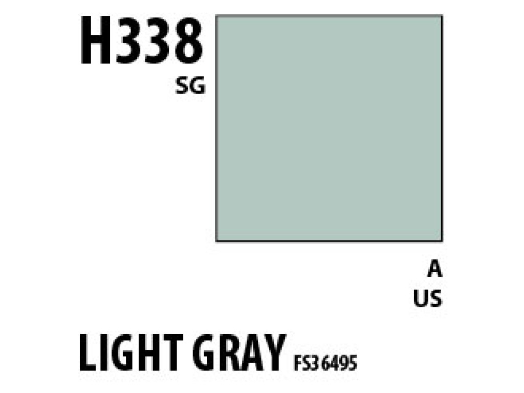 Mr Hobby Aqueous Hobby Colour H338 Light Gray FS36495