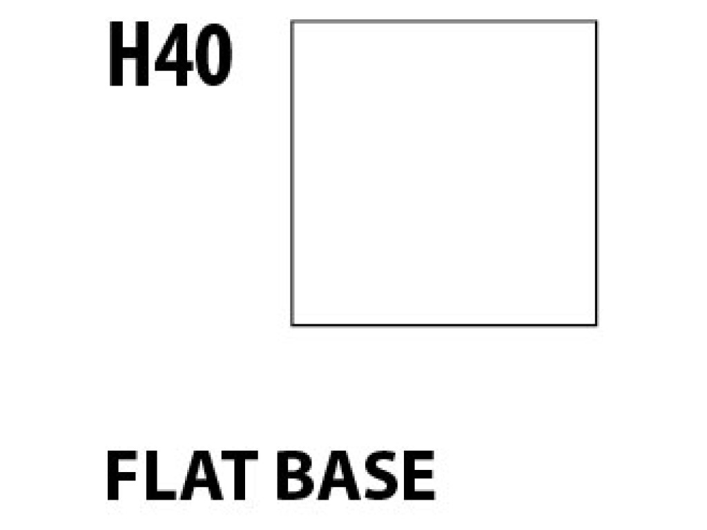 Mr Hobby Aqueous Hobby Colour H040 Flat Base Mr Hobby Aqueous Hobby Colour H040 Flat Base