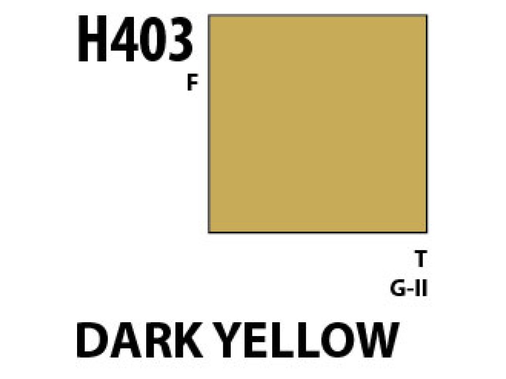 Mr Hobby Aqueous Hobby Colour H403 Dark Yellow
