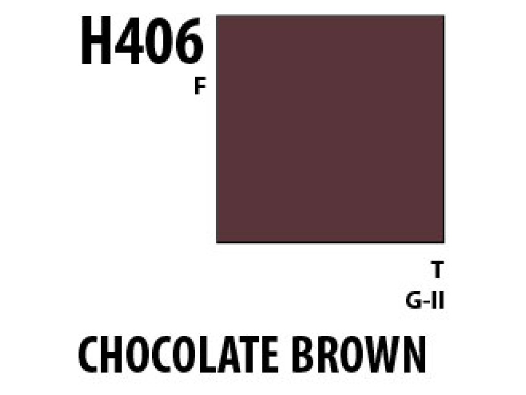 Mr Hobby Aqueous Hobby Colour H406 Chocolate Brown