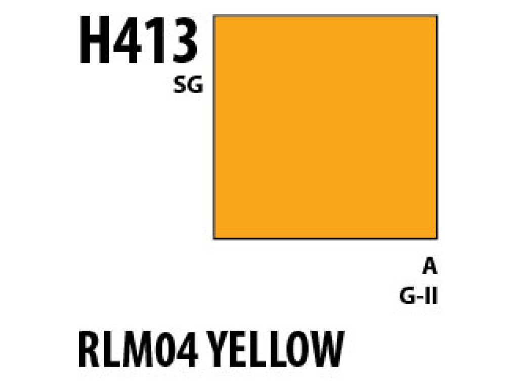 Mr Hobby Aqueous Hobby Colour H413 RLMO4 Yellow Mr Hobby Aqueous Hobby Colour H413 RLMO4 Yellow