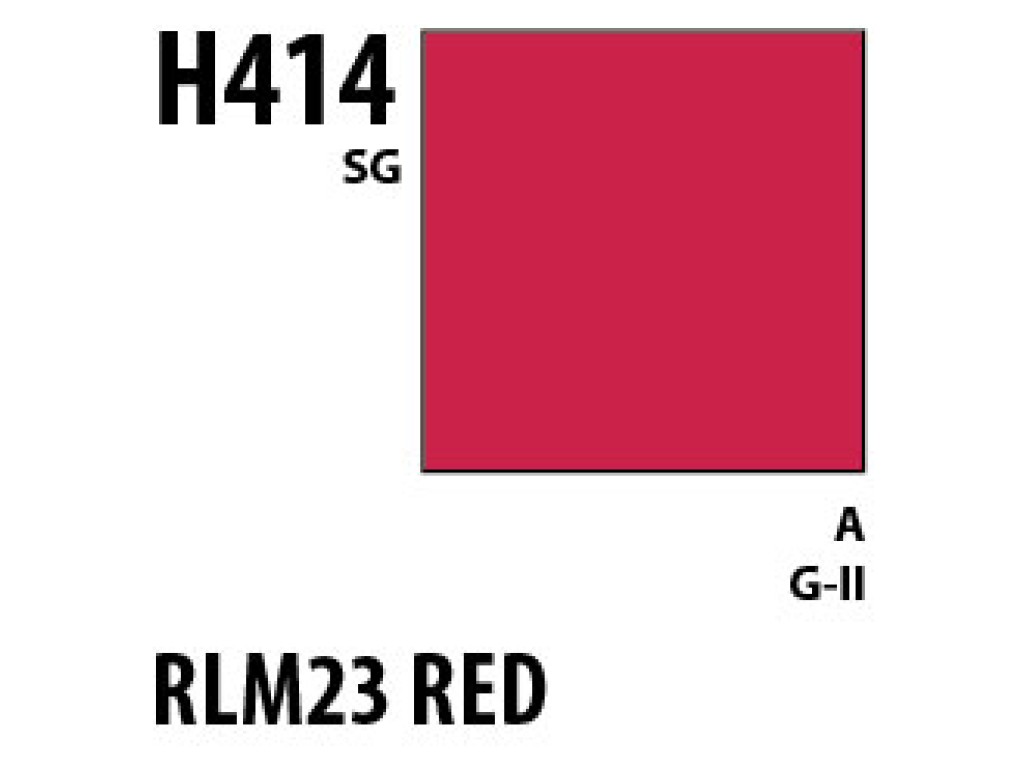 Mr Hobby Aqueous Hobby Colour H414 RLM23 Red Mr Hobby Aqueous Hobby Colour H414 RLM23 Red