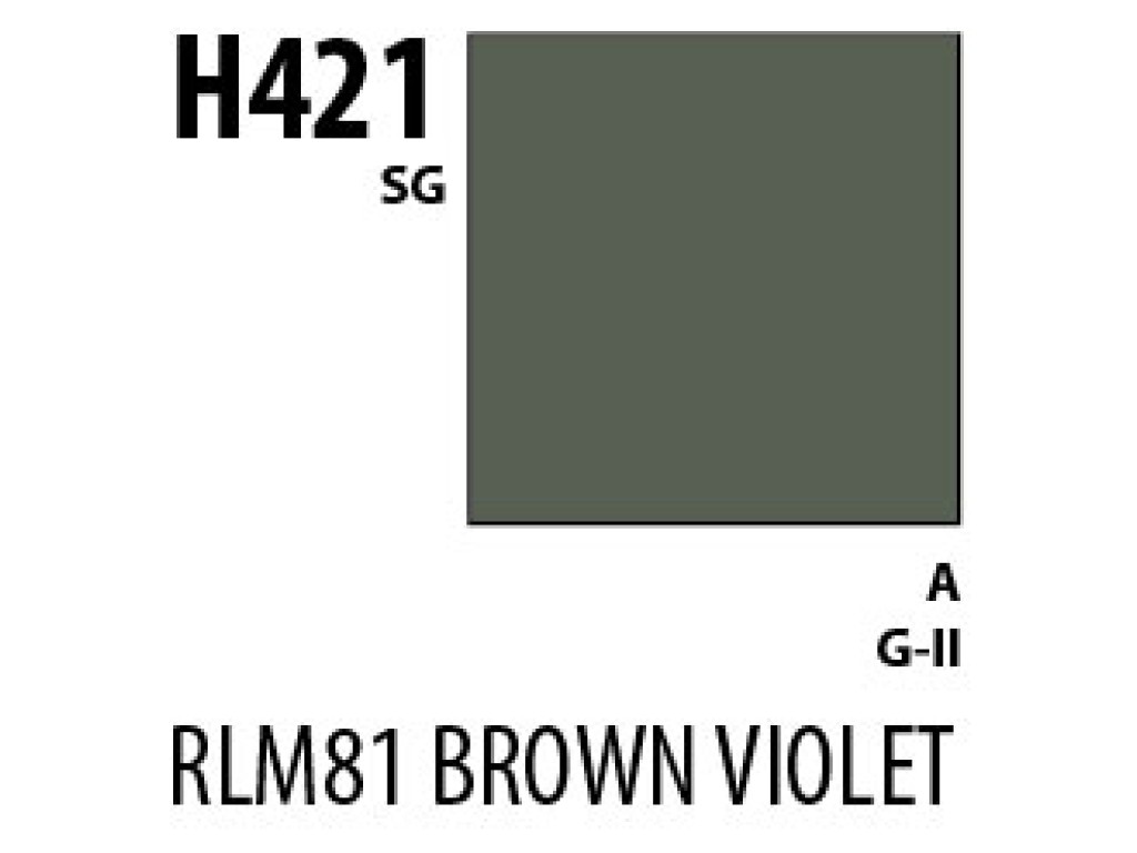 Mr Hobby Aqueous Hobby Colour H421 RLM81 Brown Violet Mr Hobby Aqueous Hobby Colour H421 RLM81 Brown Violet