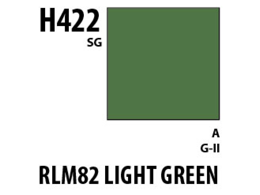 Mr Hobby Aqueous Hobby Colour H422 RLM82 Light Green