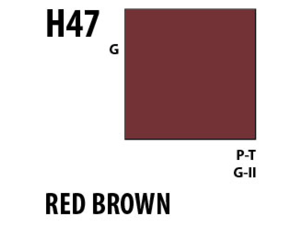 Mr Hobby Aqueous Hobby Colour H047 Red Brown Mr Hobby Aqueous Hobby Colour H047 Red Brown