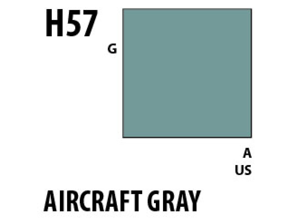 Mr Hobby Aqueous Hobby Colour H057 Aircraft Gray