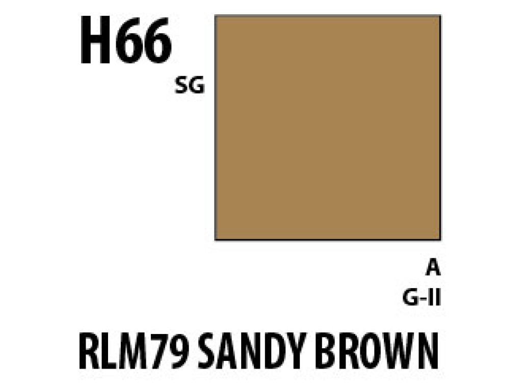 Mr Hobby Aqueous Hobby Colour H066 RLM79 Sandy Brown Mr Hobby Aqueous Hobby Colour H066 RLM79 Sandy Brown