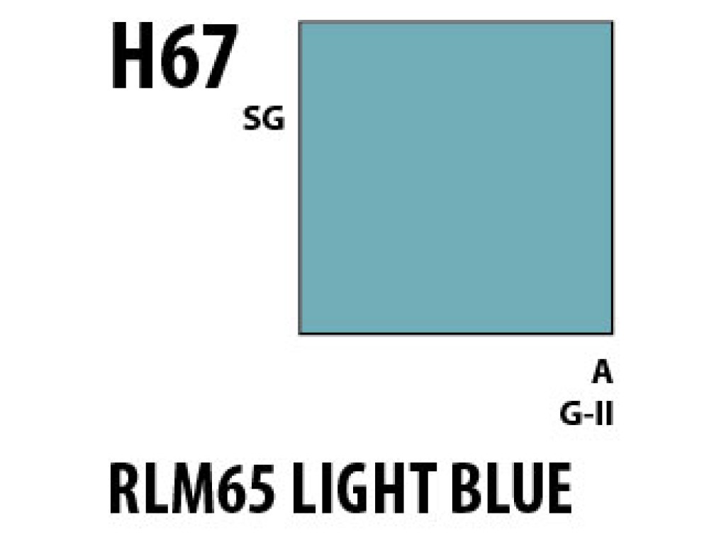 Mr Hobby Aqueous Hobby Colour H067 RLM65 Light Blue Mr Hobby Aqueous Hobby Colour H067 RLM65 Light Blue