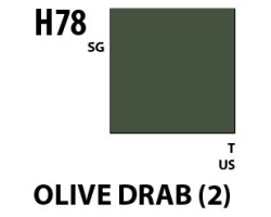 Mr Hobby Aqueous Hobby Colour H078 Olive Drab