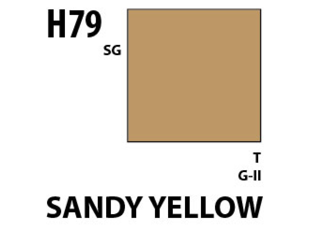 Mr Hobby Aqueous Hobby Colour H079 Sandy Yellow