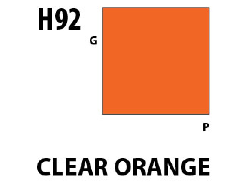Mr Hobby Aqueous Hobby Colour H092 Clear Orange Mr Hobby Aqueous Hobby Colour H092 Clear Orange