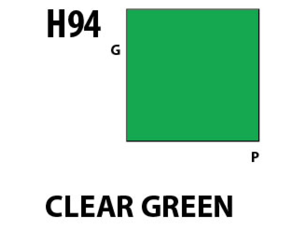 Mr Hobby Aqueous Hobby Colour H094 Clear Green