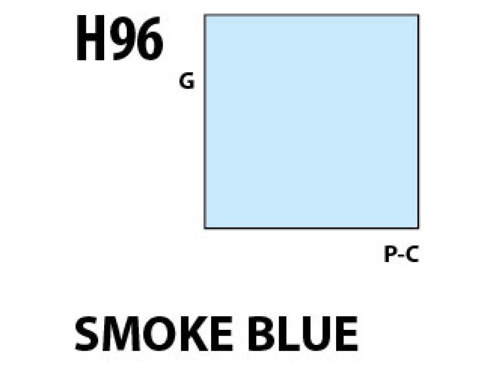 Mr Hobby Aqueous Hobby Colour H096 Smoke Blue Mr Hobby Aqueous Hobby Colour H096 Smoke Blue