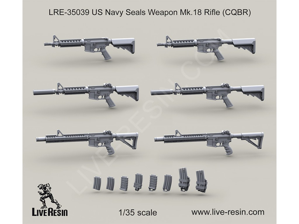 LRE35039 US Navy Seals Weapon Mk.18 Rifle (CQBR)