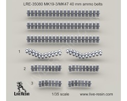 LRE35080 MK19-3/MK47 40 mm ammo belts 
