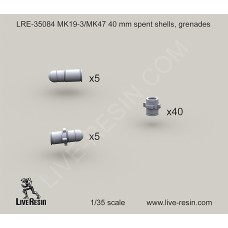 LRE35084 MK19-3/MK47 40 mm grenades, spent shells