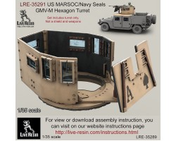 LRE35291 US MARSOC/Navy Seals GMV-M Six Grain Turret