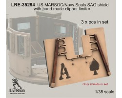 LRE35294 US MARSOC/Navy Seals SAG shield with handmade clipper limiter