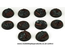 25mm Sci-fi Industrial Rubble Bases