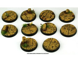 32mm Sci-fi Chapel Ruin Bases