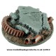 60mm Sci-fi Industrial Rubble Base