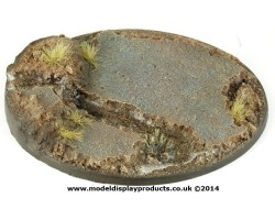 120mm Oval Rocky Themed Base