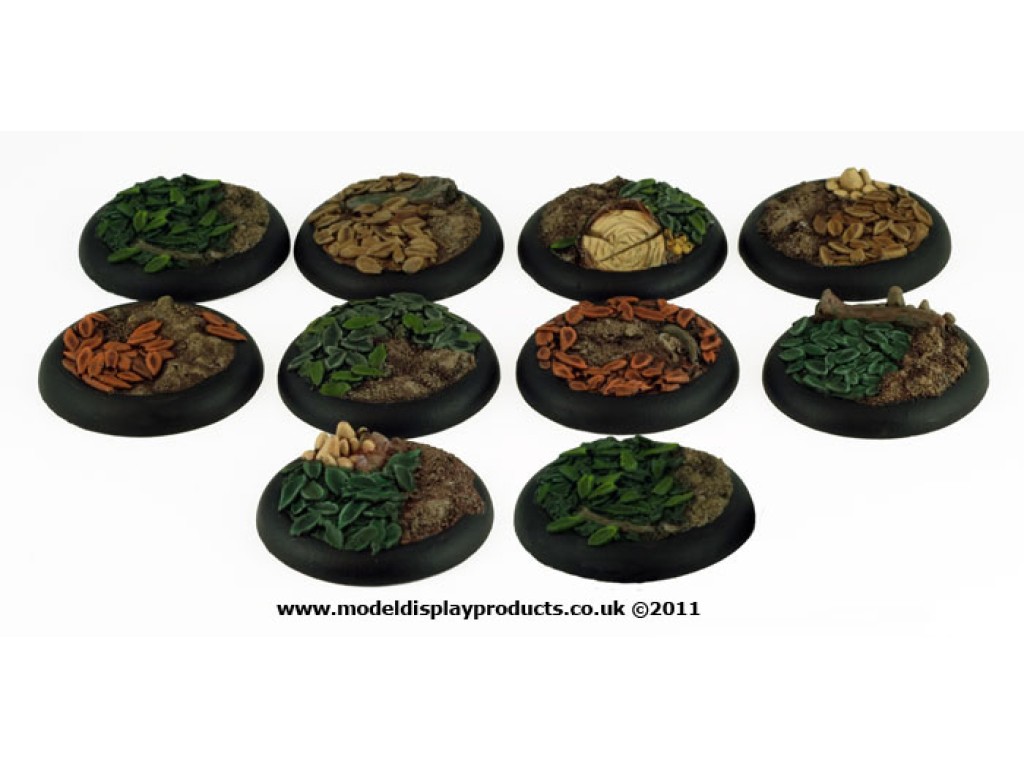 30mm Woodland Round Lip Bases 30mm Woodland Round Lip Bases